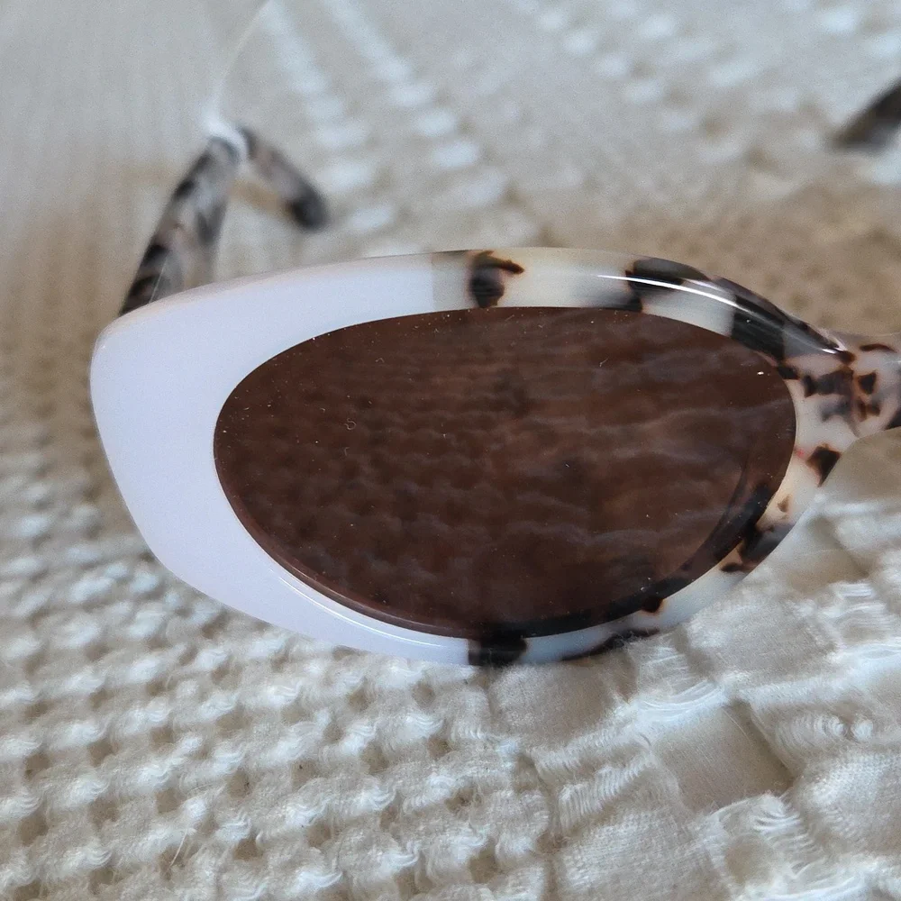 Anthropologie I-SEA Marley Sunglasses Ivory Blonde Tort